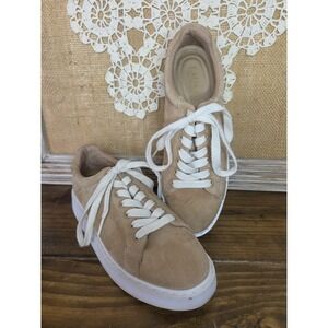 Authentic LAUREN RALPH LAUREN ANGELINE Brown Suede Women's Shoes Size 6 GUC